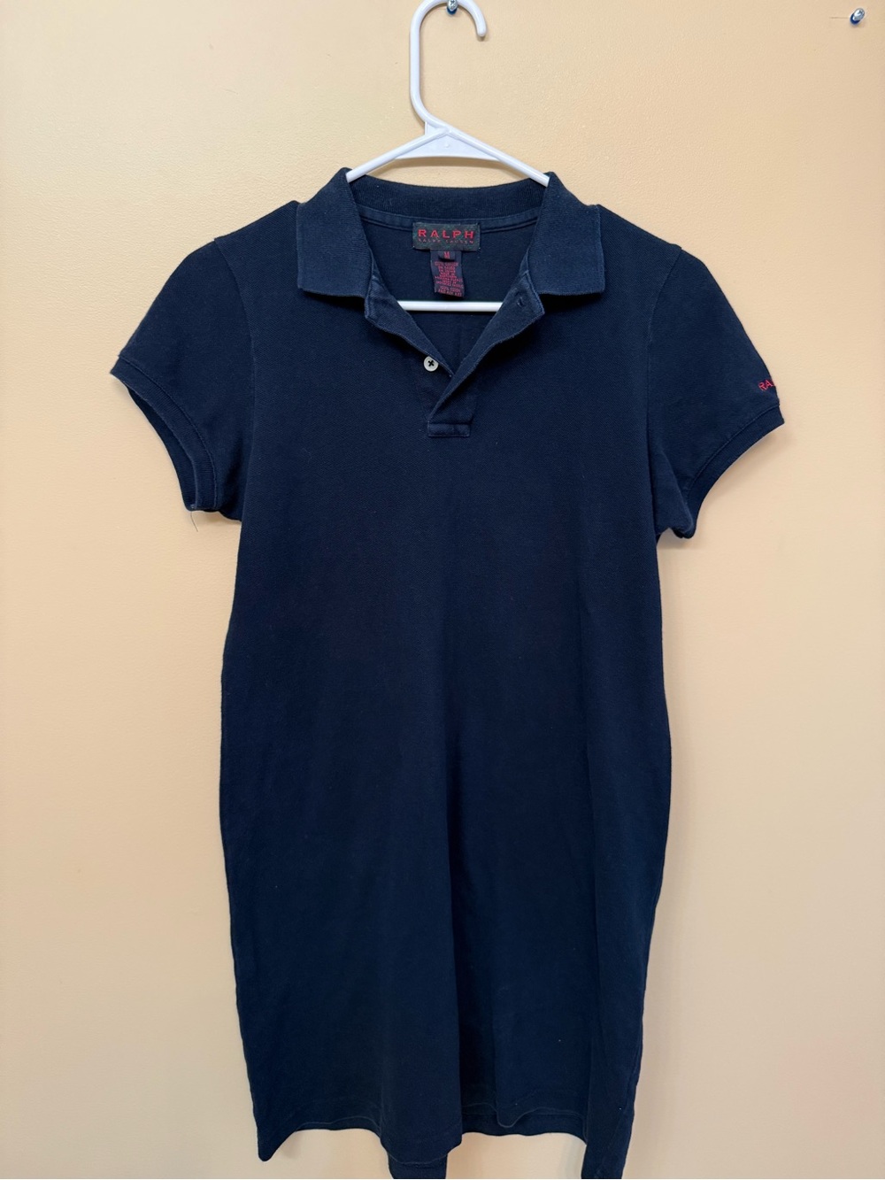 Ralph Lauren Navy Short-Sleeve Polo Dress